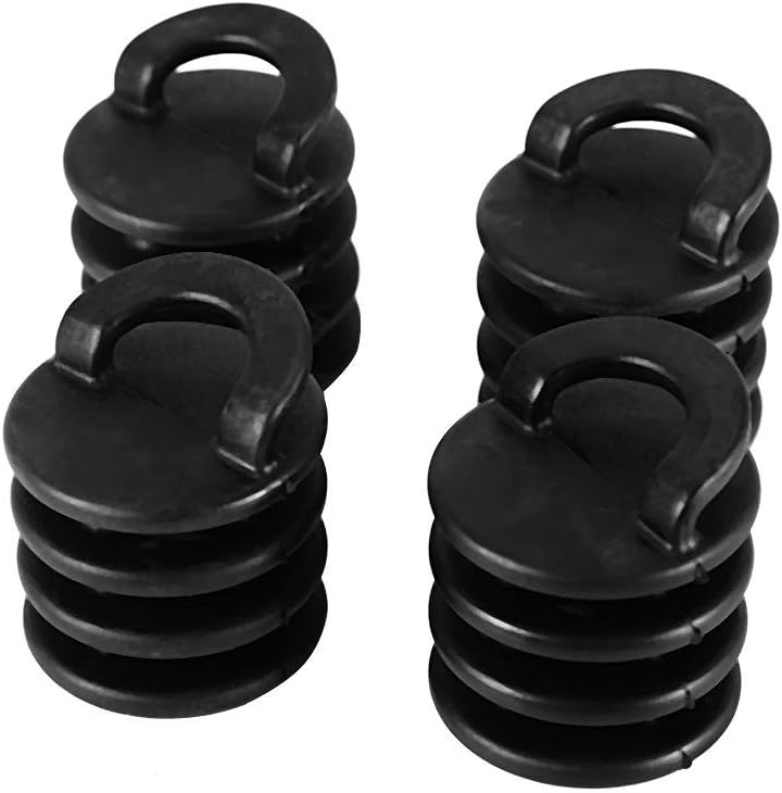 woobles سدادات قوارب الكاياك، سدادات خفيفة الوزن لقوارب الكاياك، سدادات ثقوب تصريف القوارب، ملحقات بديلة لقوارب الكانو والقوارب البحرية (4 قطع) - Image 1